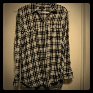 Madewell Flannel Plaid Button Down